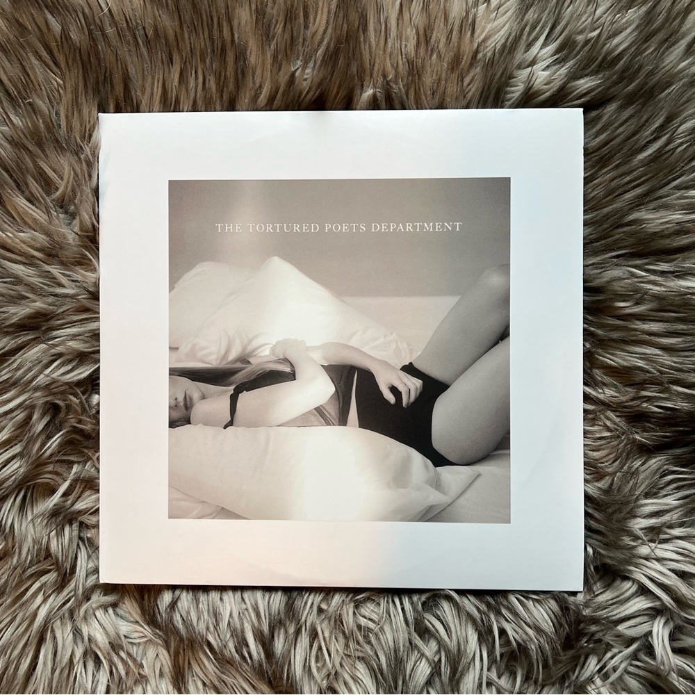 Taylor Swift TTPD The Tortured Poets Department Vinyl LP in Ghost White 🕊️